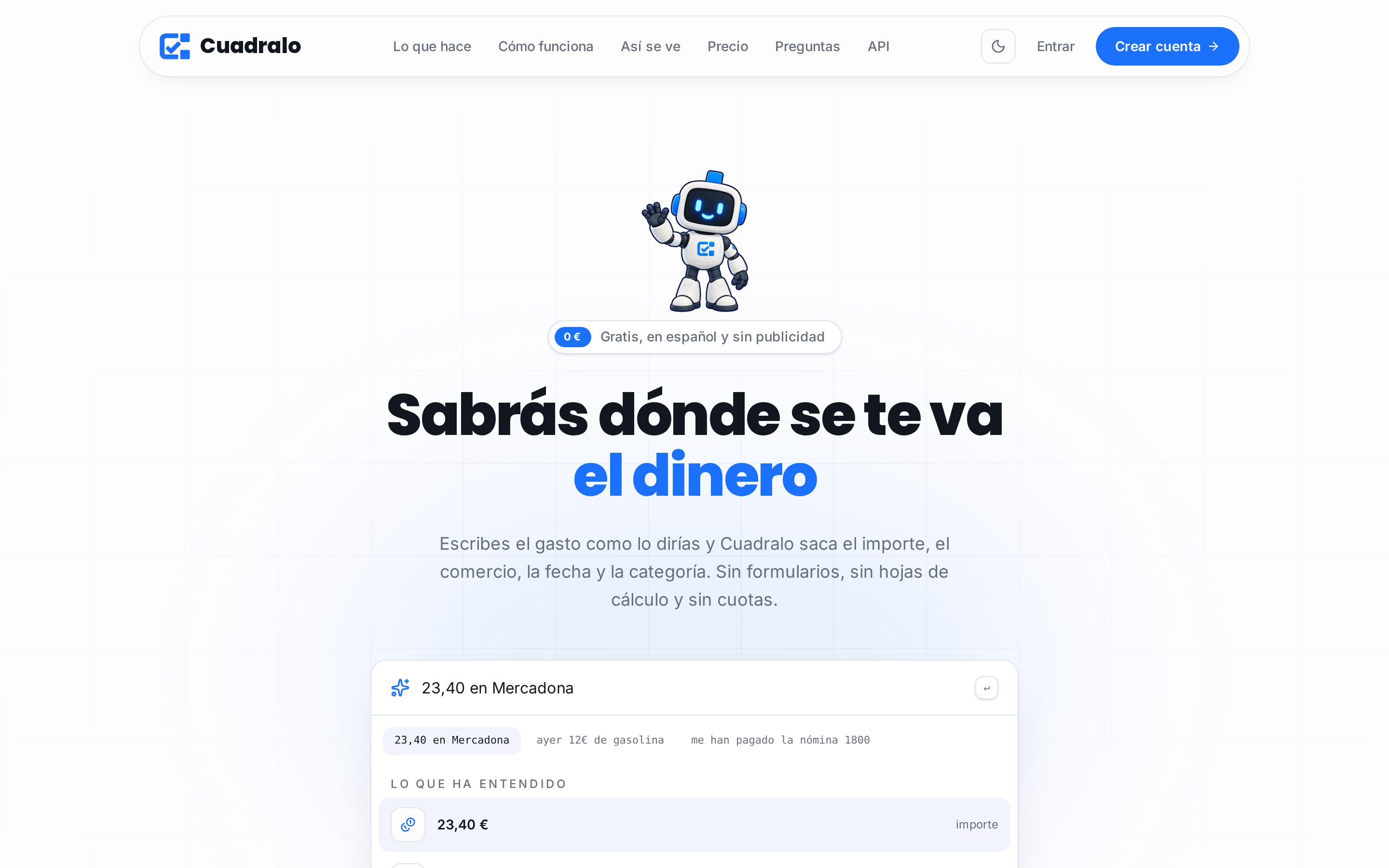 Cuadralo — captura